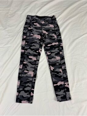 Calvin Klein Performance Women Multicolor Camo Cropped Compression Leggings S